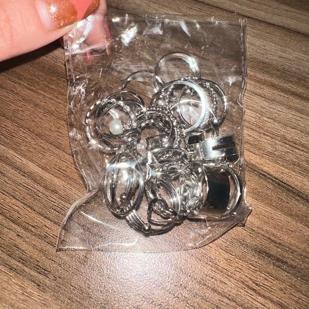 Silver-Tone Ring Bundle - image 5